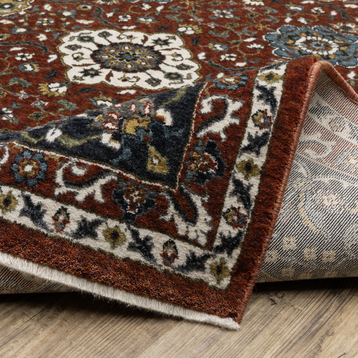 Oriental Weavers Vivian  Red Navy Traditional