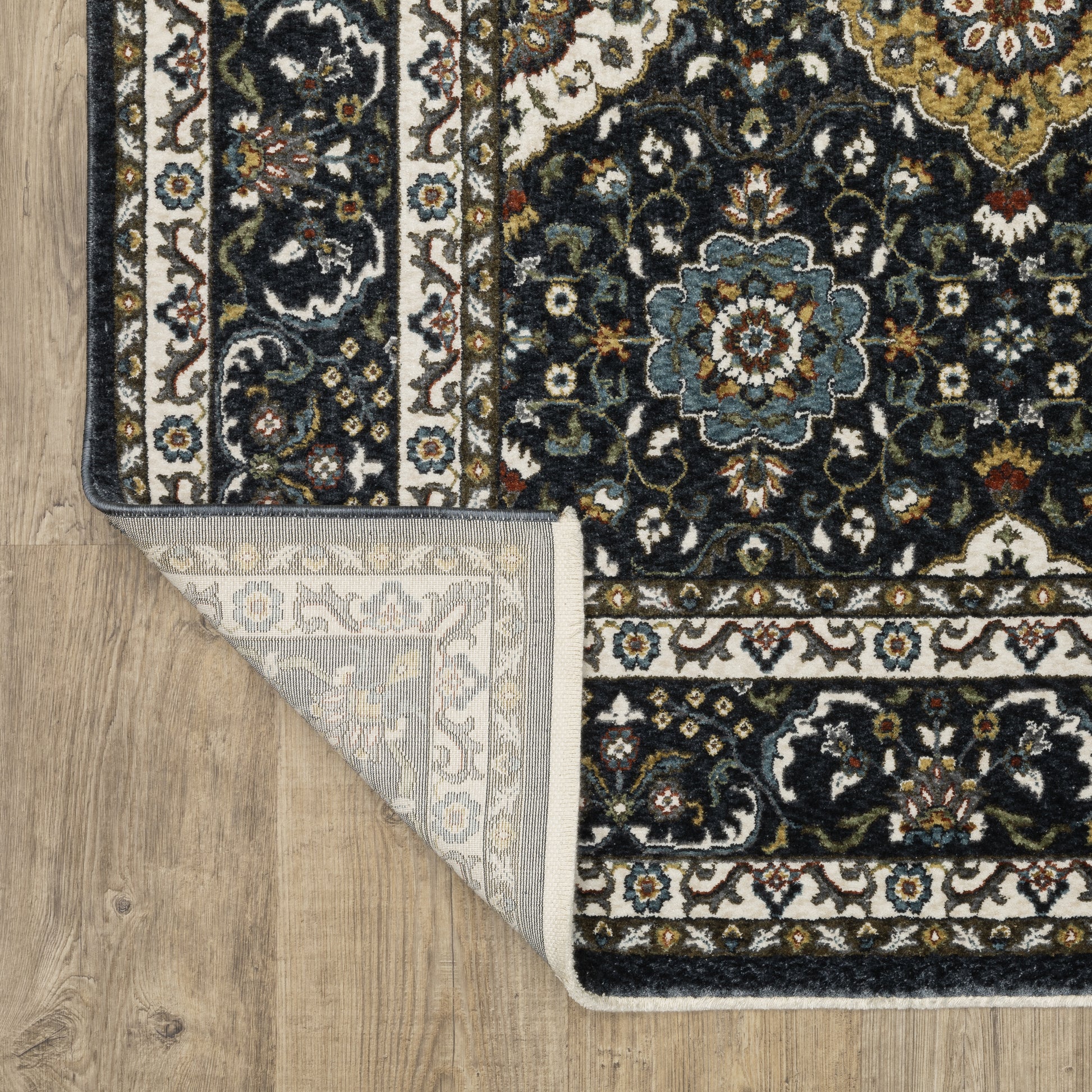 Oriental Weavers Vivian  Navy Gold Traditional