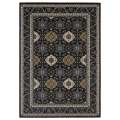 Oriental Weavers Vivian  Navy Gold Traditional