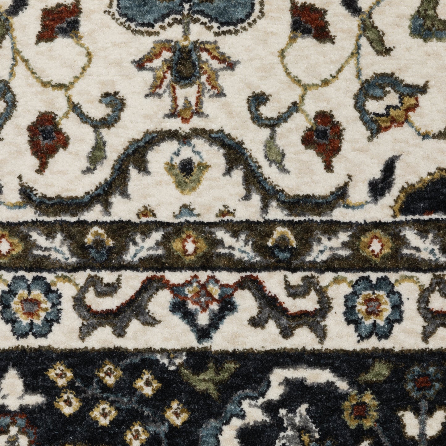 Oriental Weavers Vivian  Ivory Navy Traditional