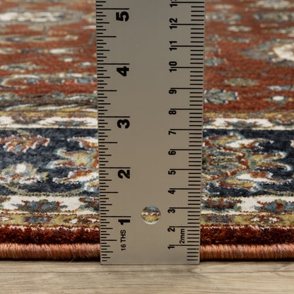 Oriental Weavers Vivian  Red Navy Traditional