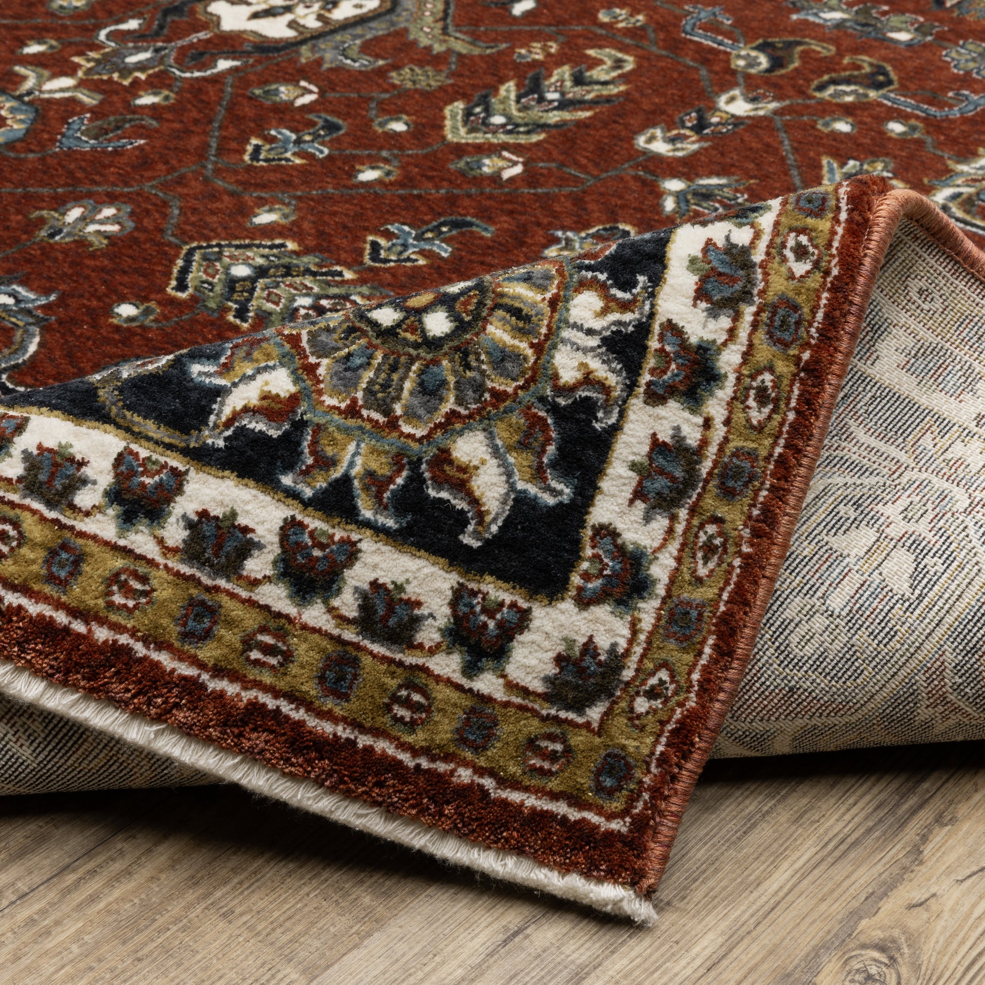 Oriental Weavers Vivian  Red Navy Traditional