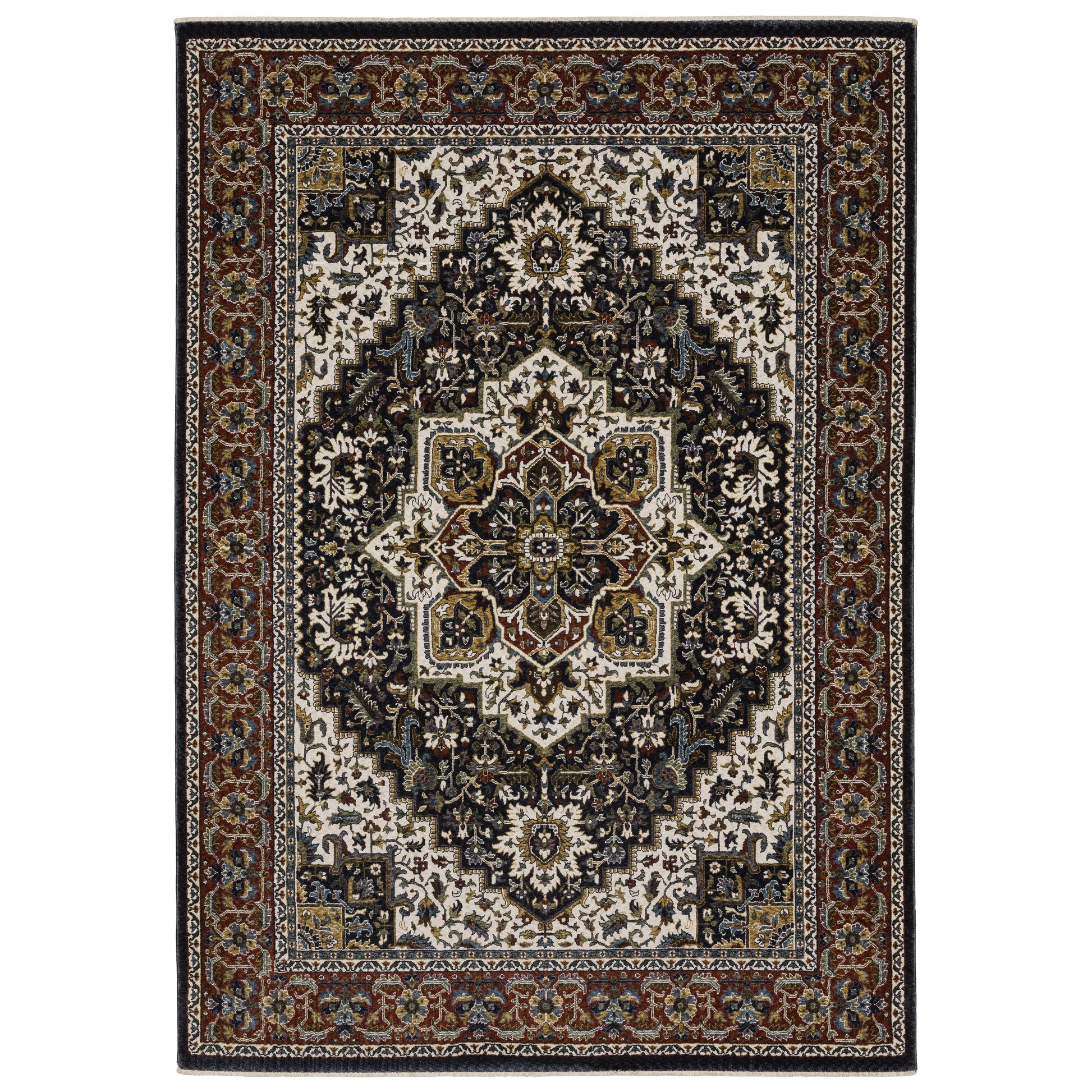 Oriental Weavers Vivian  Navy Multi Traditional