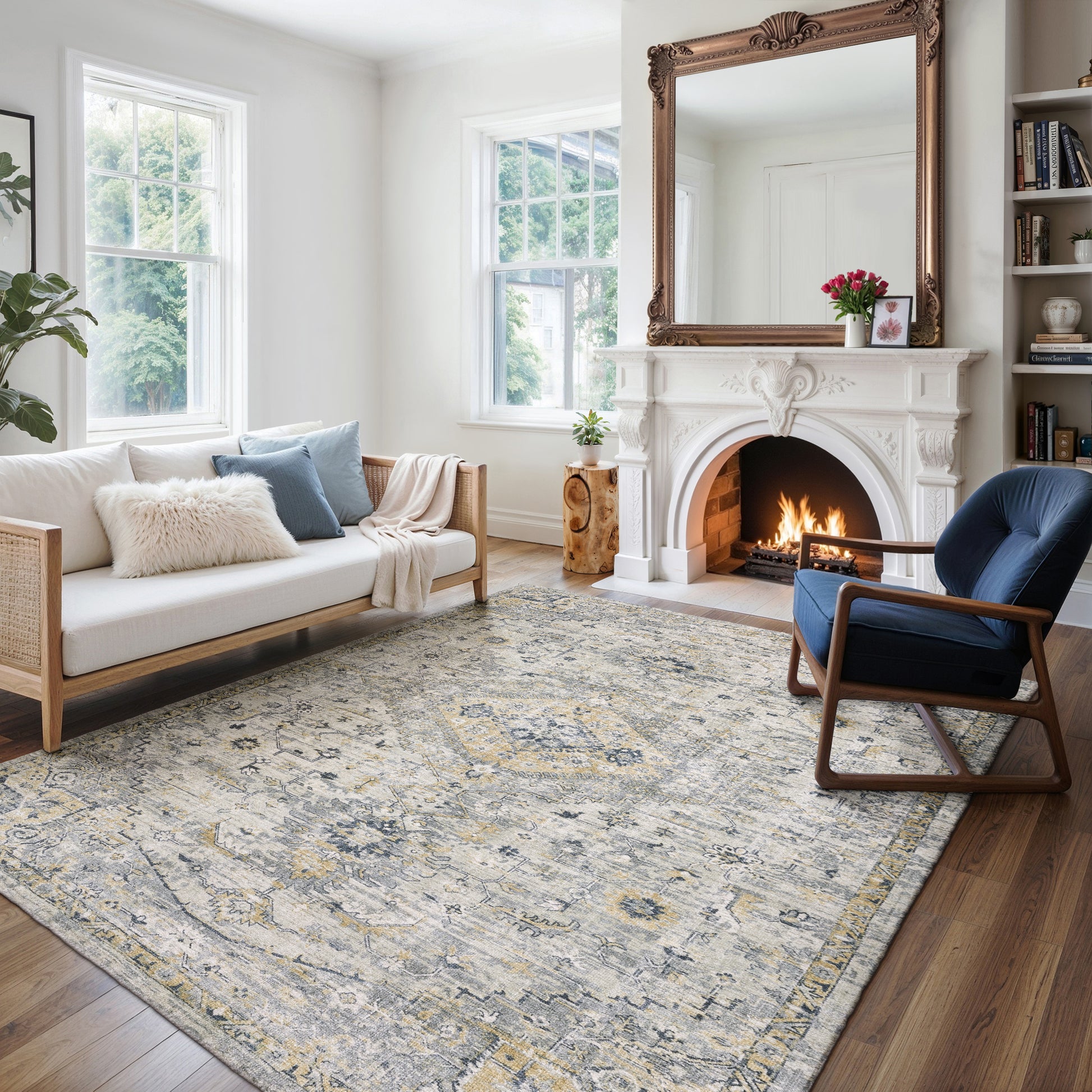 Oriental Weavers Windham  Grey Gold Traditional