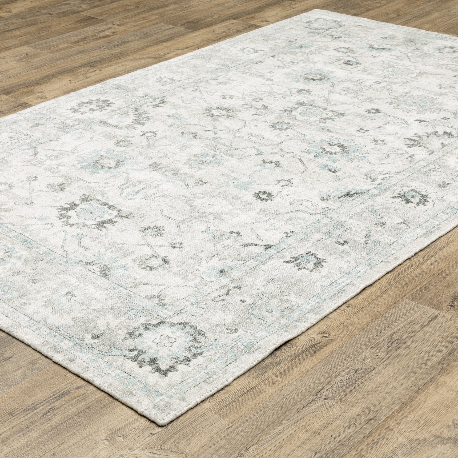 Oriental Weavers Windham  Ivory Teal Traditional