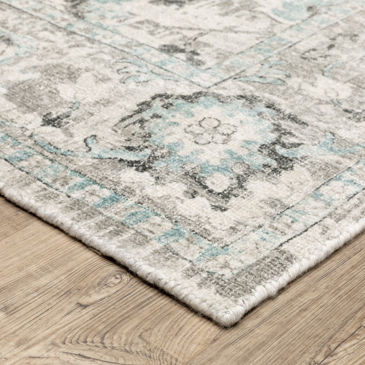 Oriental Weavers Windham  Ivory Teal Traditional