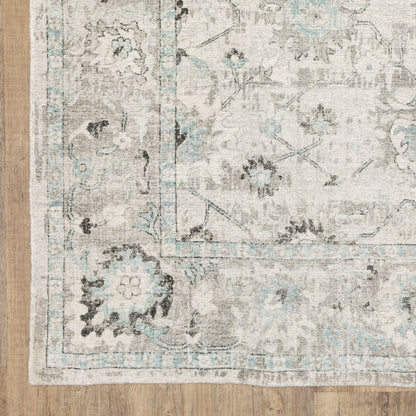 Oriental Weavers Windham  Ivory Teal Traditional