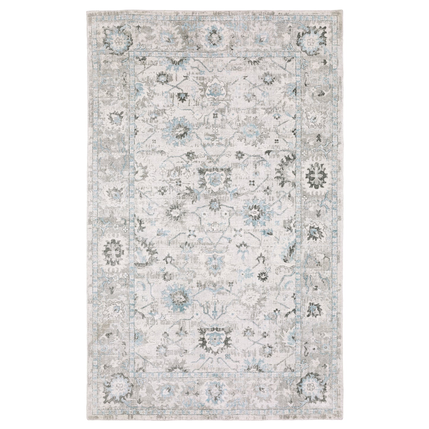 Oriental Weavers Windham  Ivory Teal Traditional