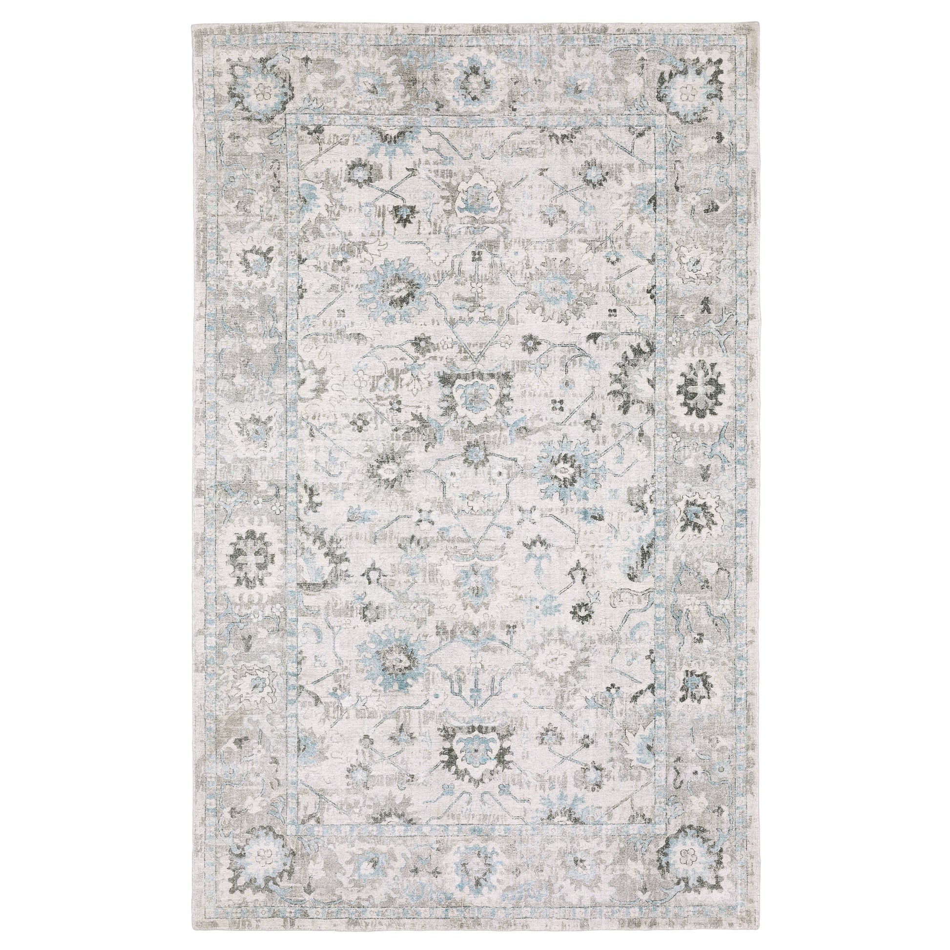 Oriental Weavers Windham  Ivory Teal Traditional