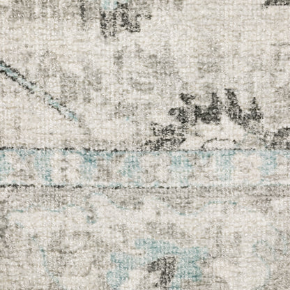 Oriental Weavers Windham  Ivory Teal Traditional