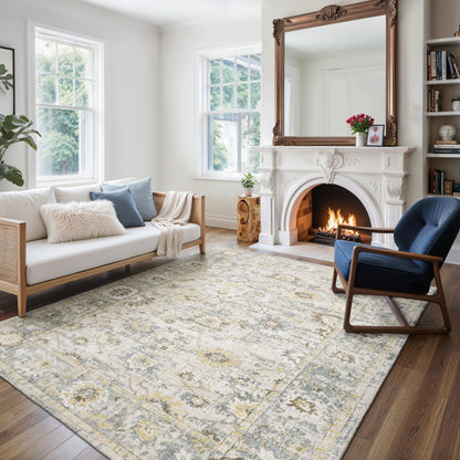 Oriental Weavers Windham  Ivory Blue Traditional