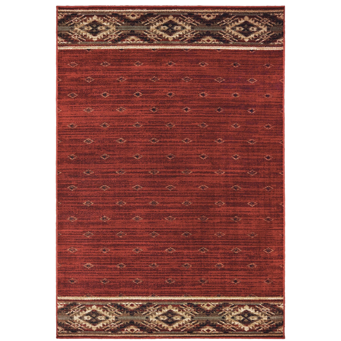 Oriental Weavers Woodlands  Red Gold Cabin/Lodge