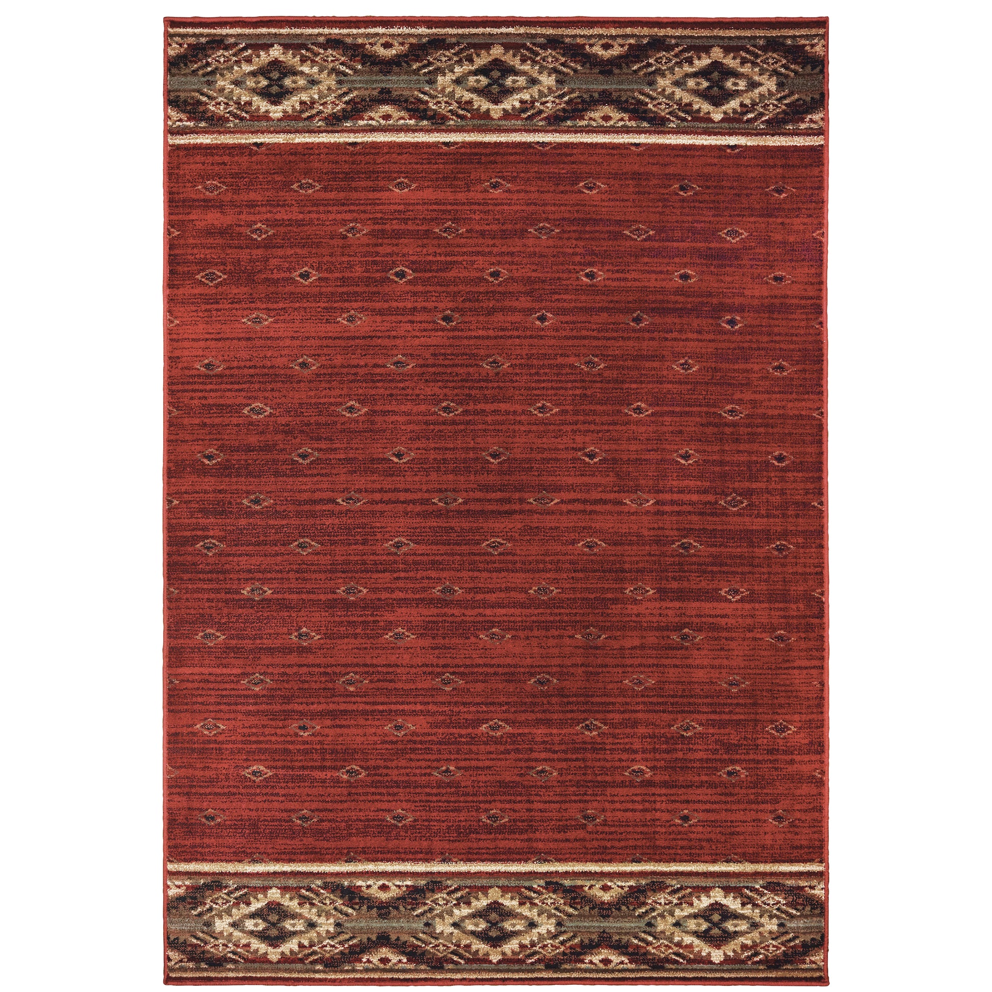 Oriental Weavers Woodlands  Red Gold Cabin/Lodge