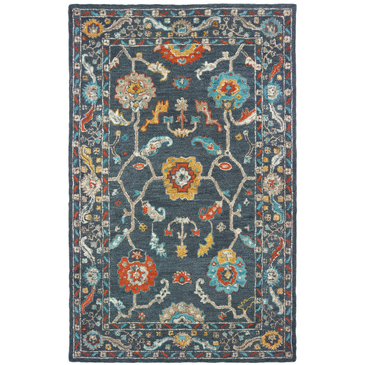 Oriental Weavers Zahra  Blue Gold Bohemian