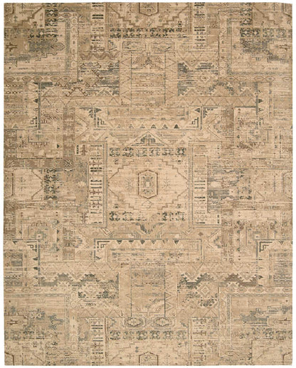 Nourison Home Silk Elements SKE13 Beige Traditional Loomed Rug