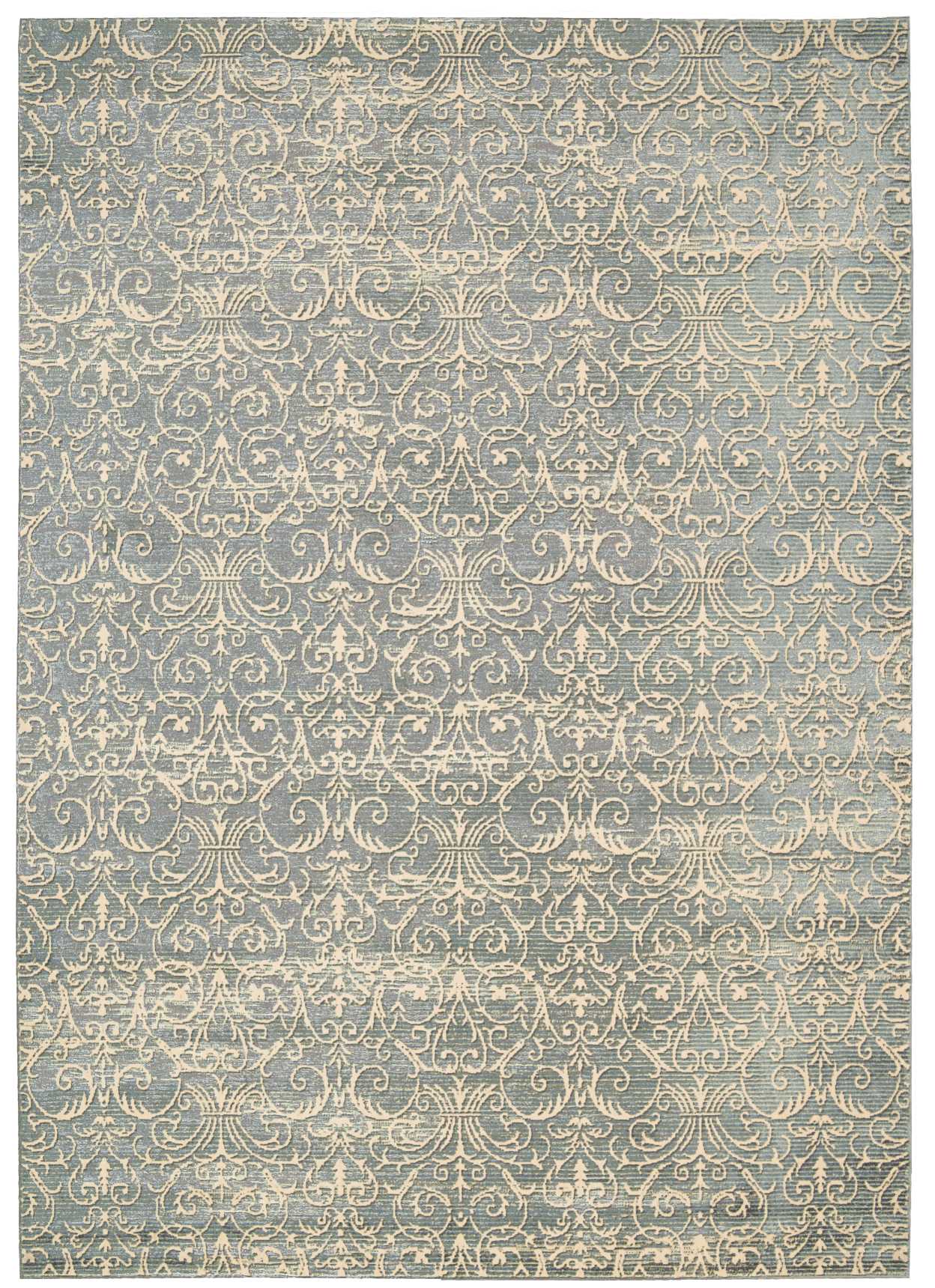 Nourison Home Luminance LUM05 Cobalt Transitional Loomed Rug