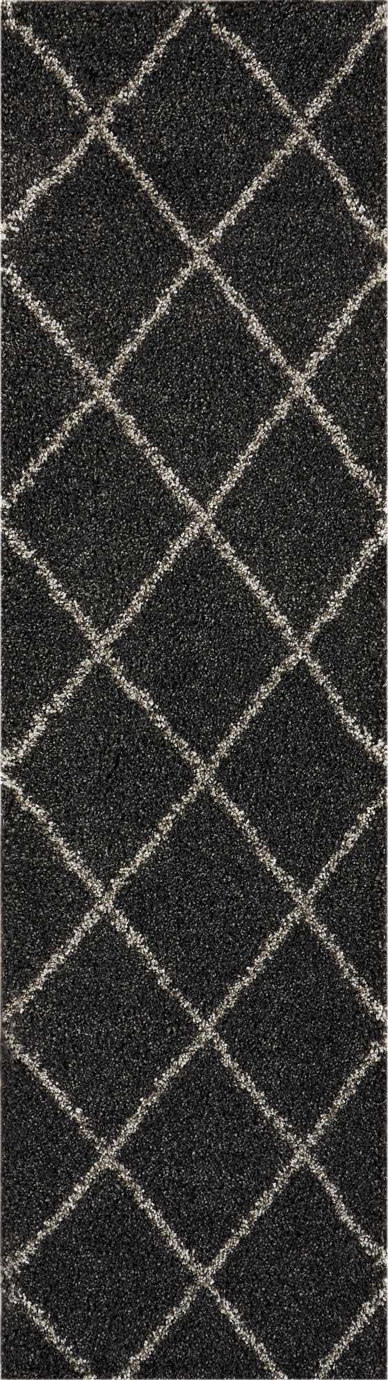 Nourison Home Brisbane BRI03 Charcoal Contemporary Power-loomed Rug