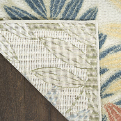 Nourison Home Aloha  Ivory Rose  Contemporary