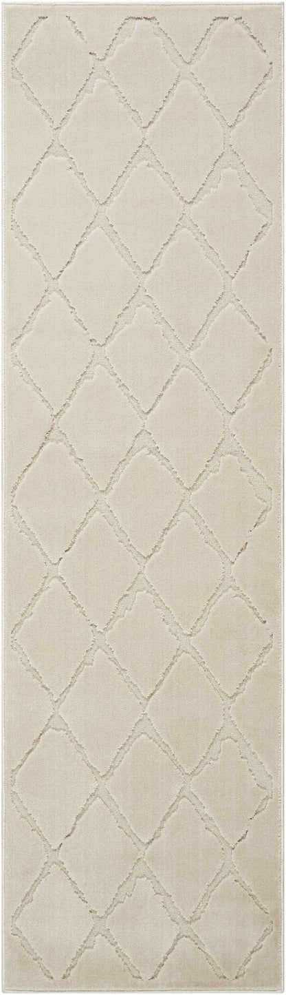 Michael Amini Gleam MA601 Ivory Contemporary Power-loomed Rug