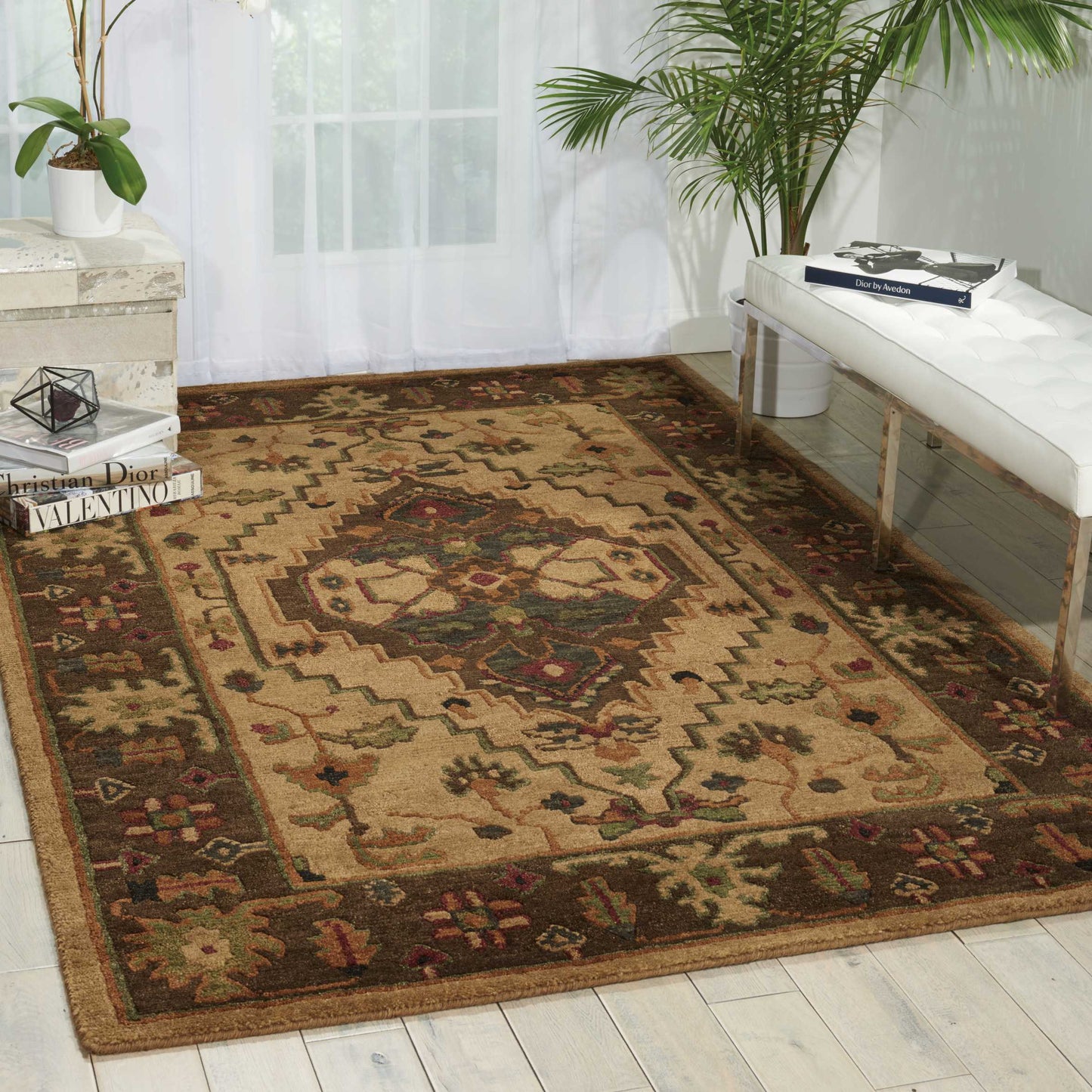 Nourison Home Tahoe  Beige  Traditional