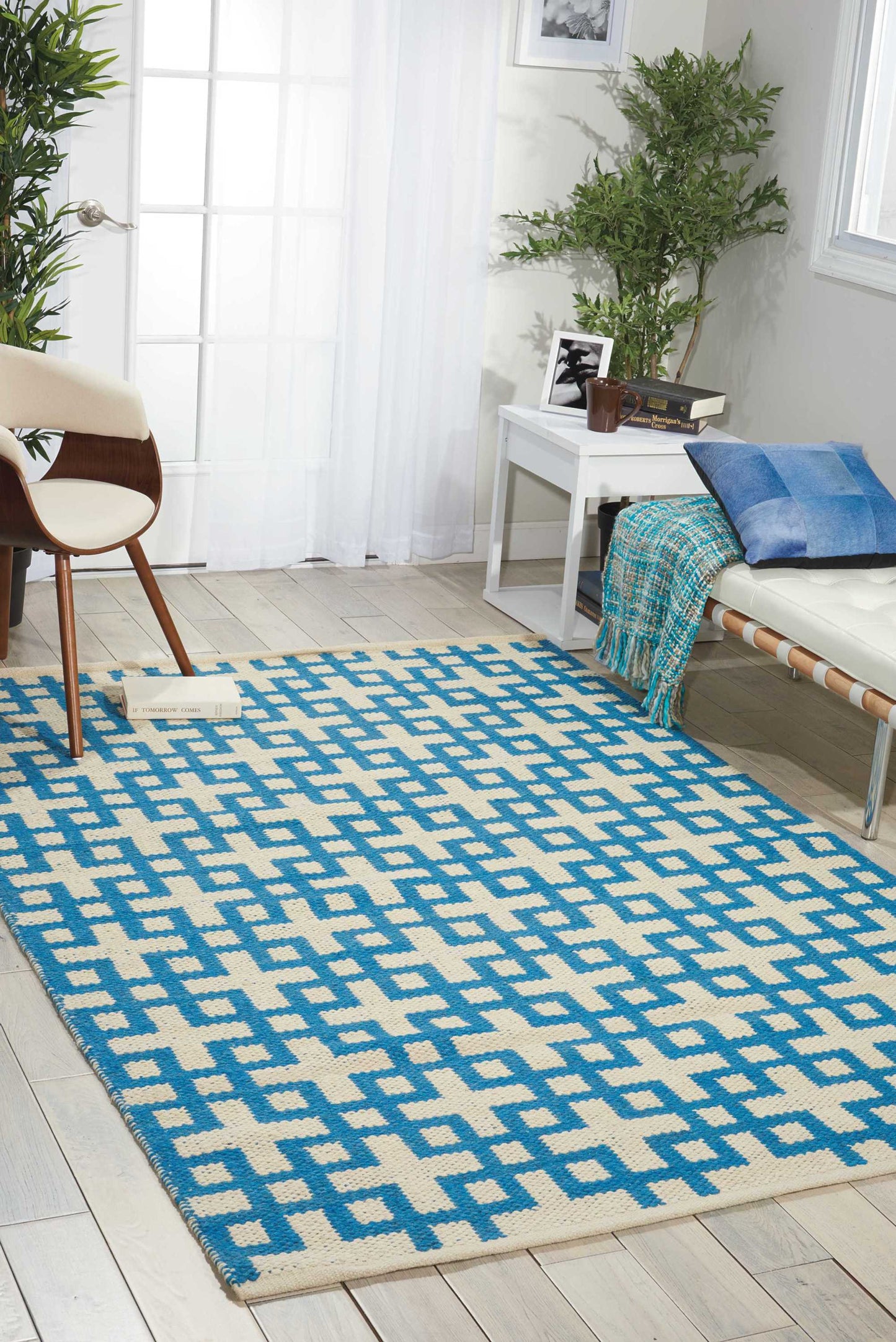 Barclay Butera Maze  Indigo  Contemporary