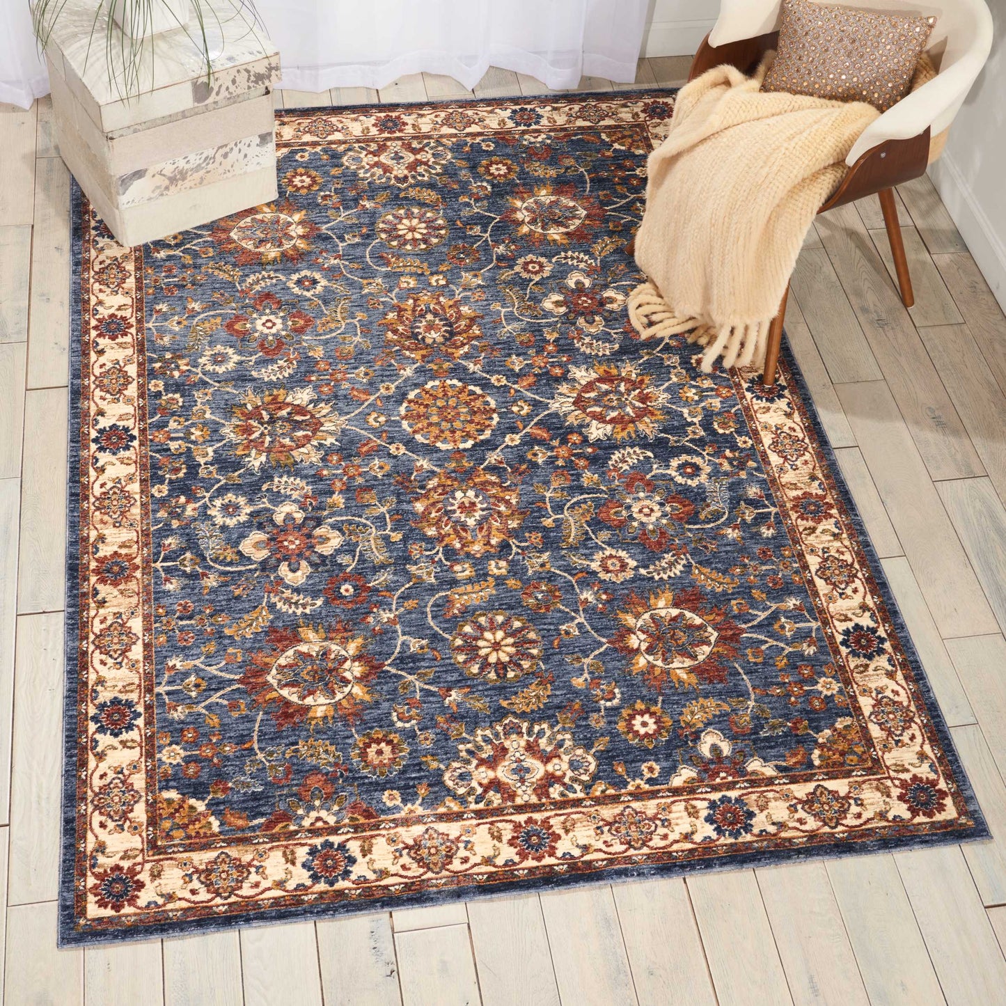 Nourison Home Lagos  Blue  Traditional