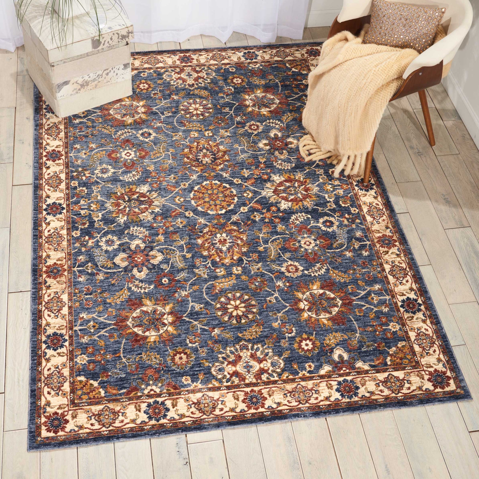 Nourison Home Lagos  Blue  Traditional