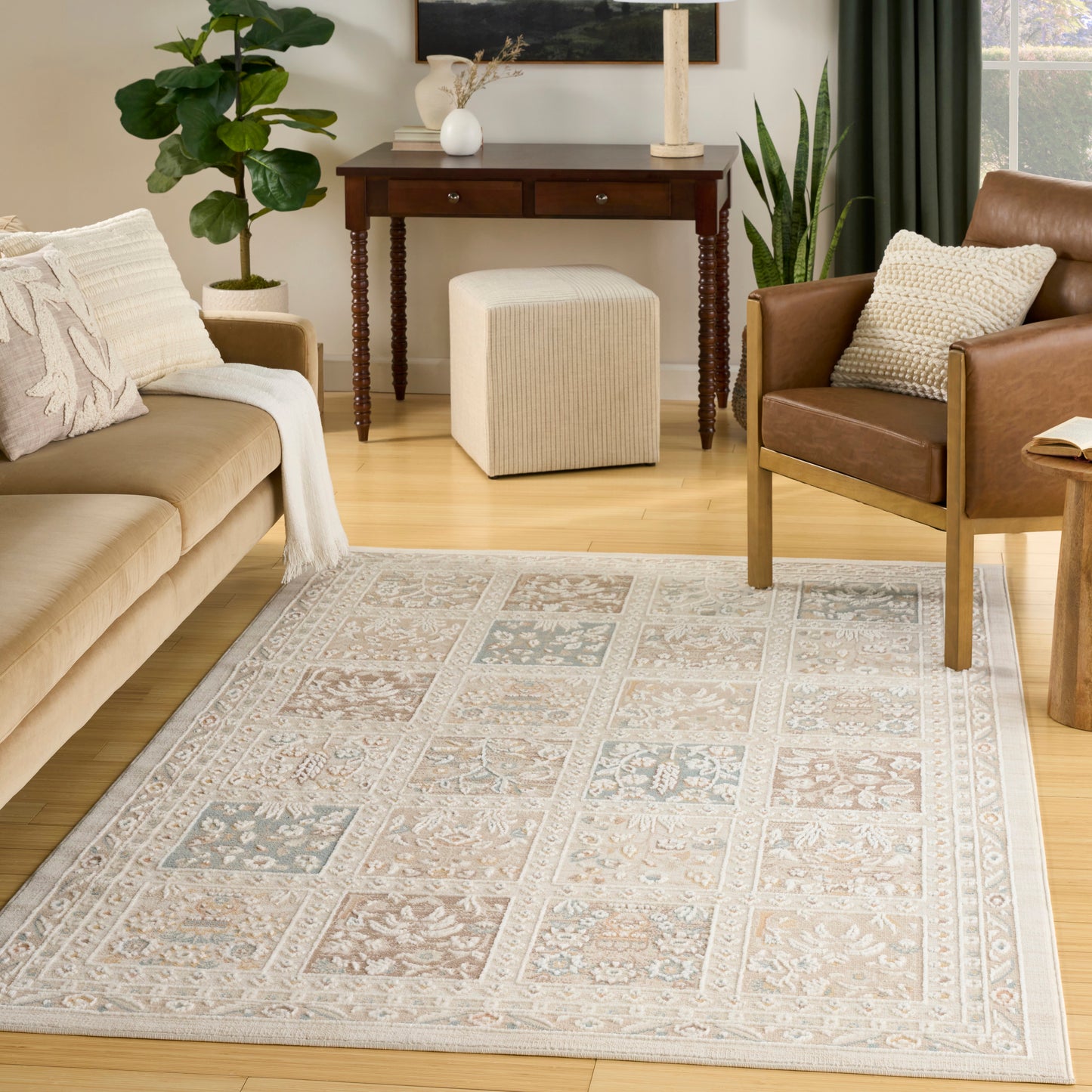 Nourison Home Isla  Multicolor  Traditional