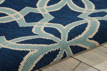 Nourison Home Caribbean  Navy  Transitional