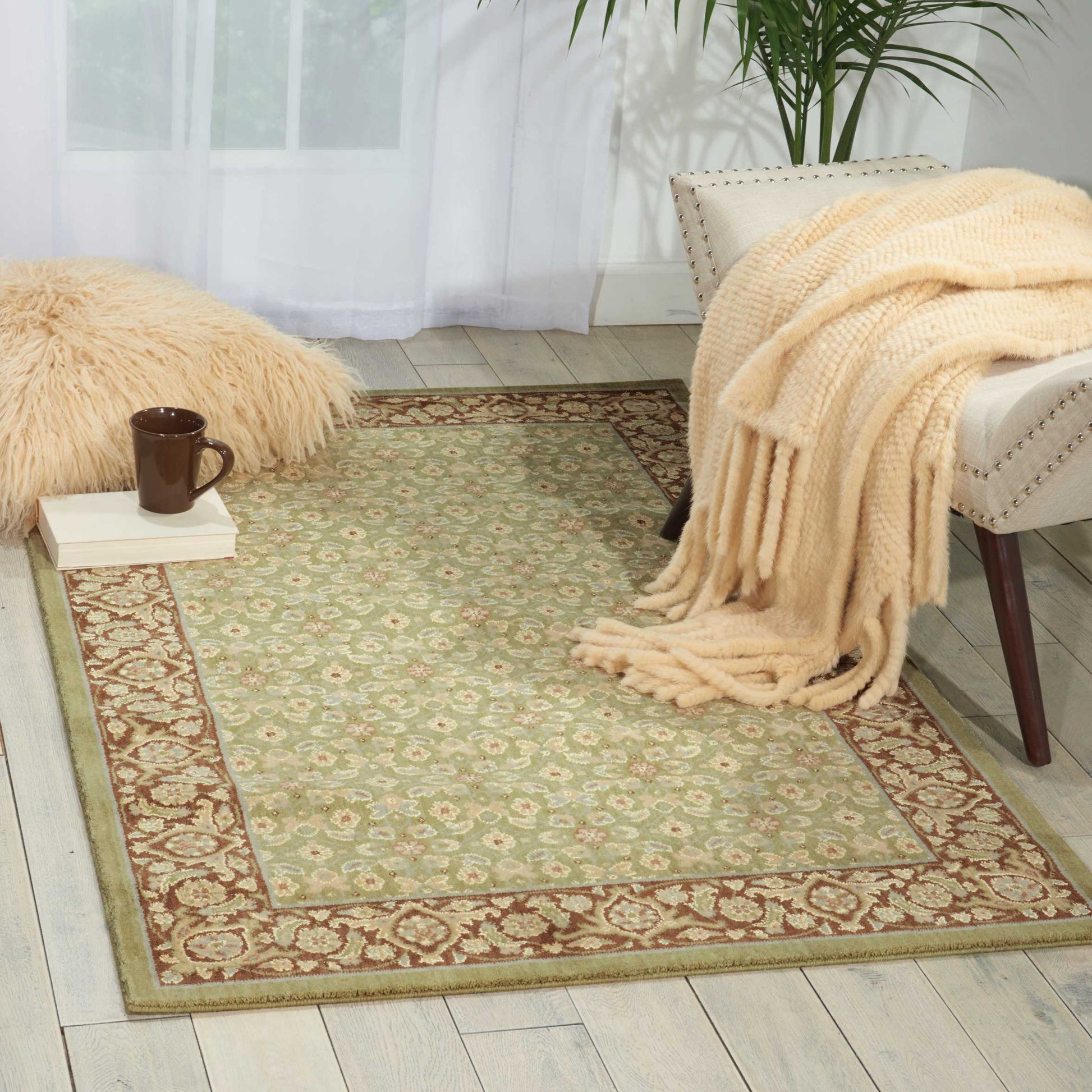 Nourison Home Persian Empire  Green  Traditional