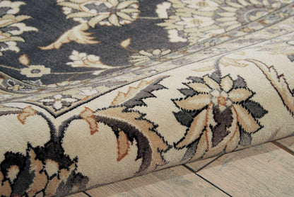 Nourison Home Persian Crown  Charcoal Ivory  Traditional