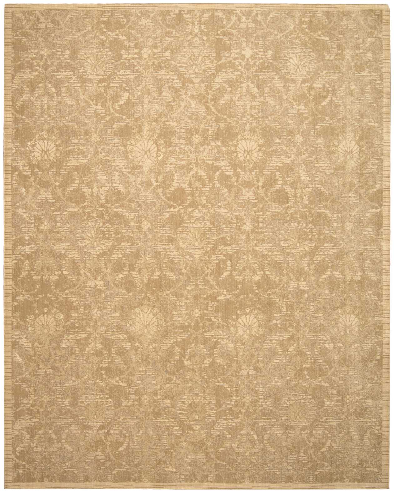Nourison Home Silk Elements SKE03 Sand Traditional Loomed Rug