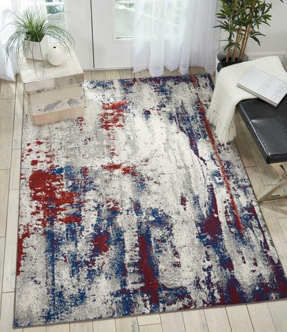 Nourison Home Maxell  Multicolor  Contemporary