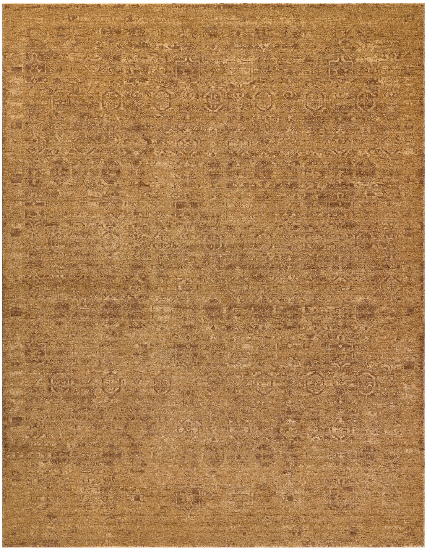 DKNY Pure Shades SAD01 Latte Traditional Machine Made Rug