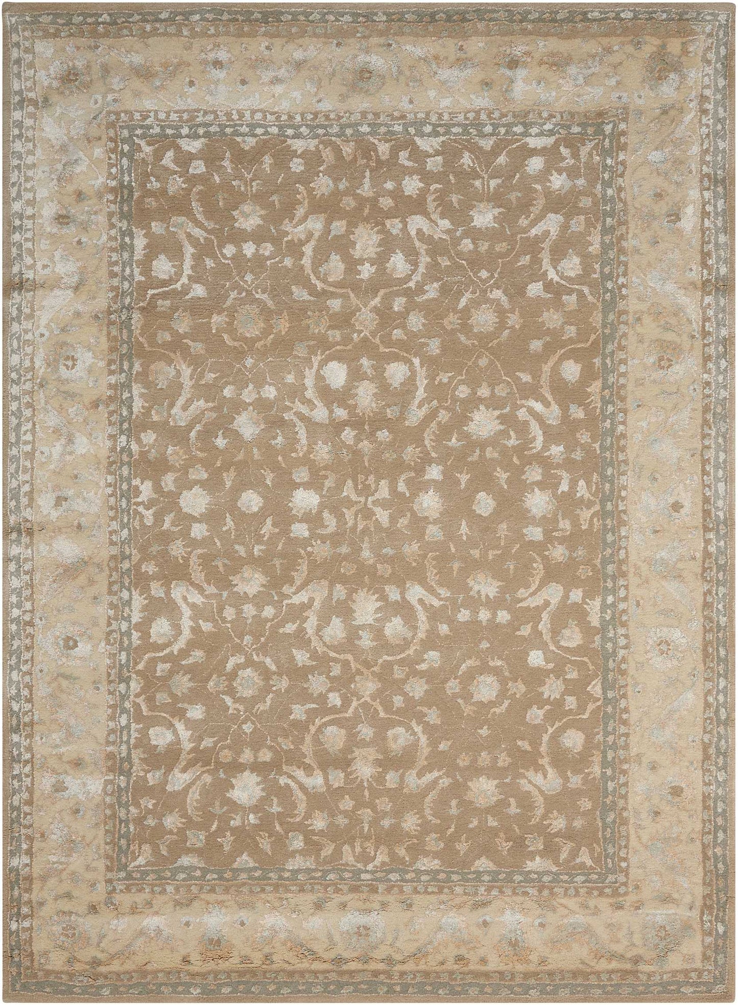 Nourison Home Symphony SYM04 Latte Transitional Tufted Rug