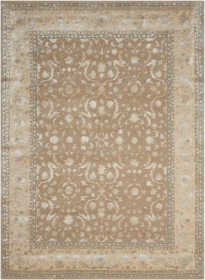 Nourison Home Symphony SYM04 Latte Transitional Tufted Rug