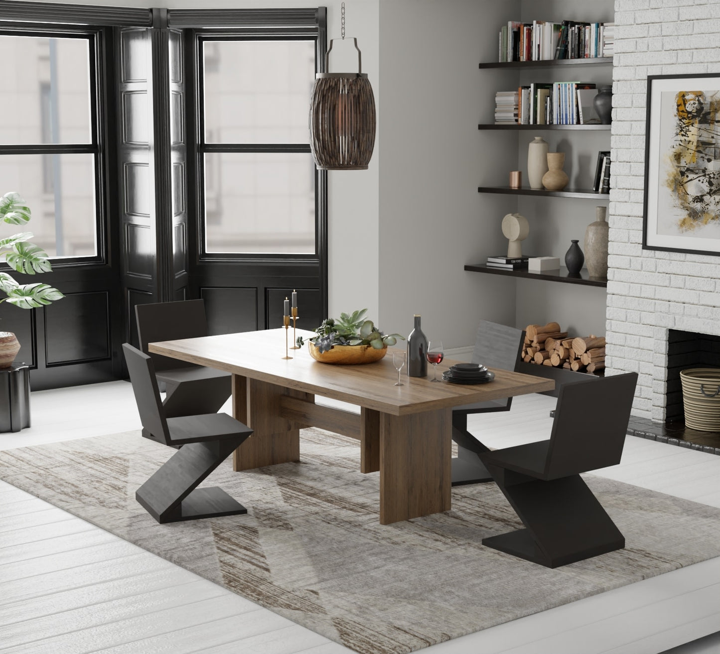 Feizy Vancouver  Beige Brown Modern/Scandinavian