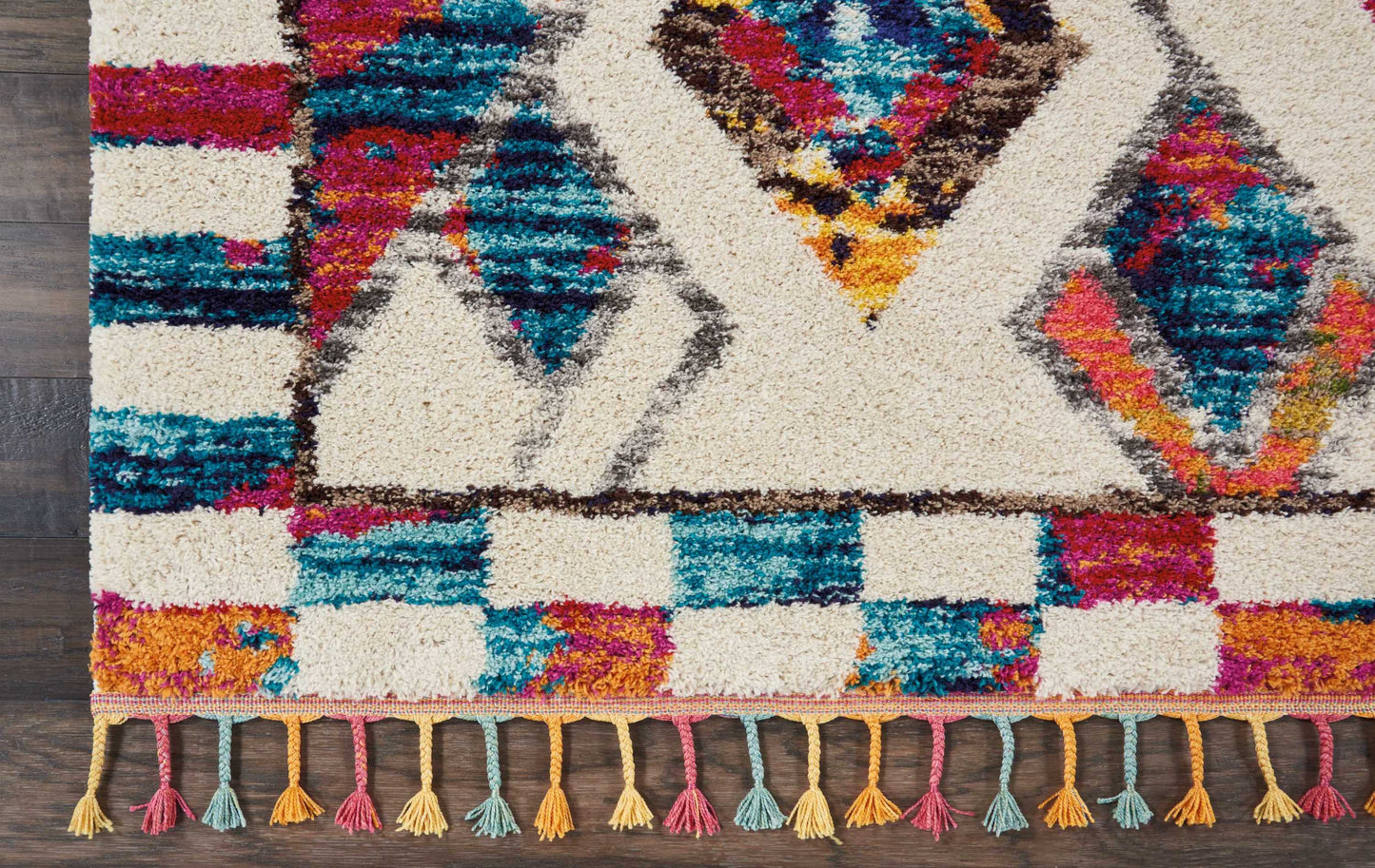 Nourison Home Nomad  Ivory Multicolor  Transitional