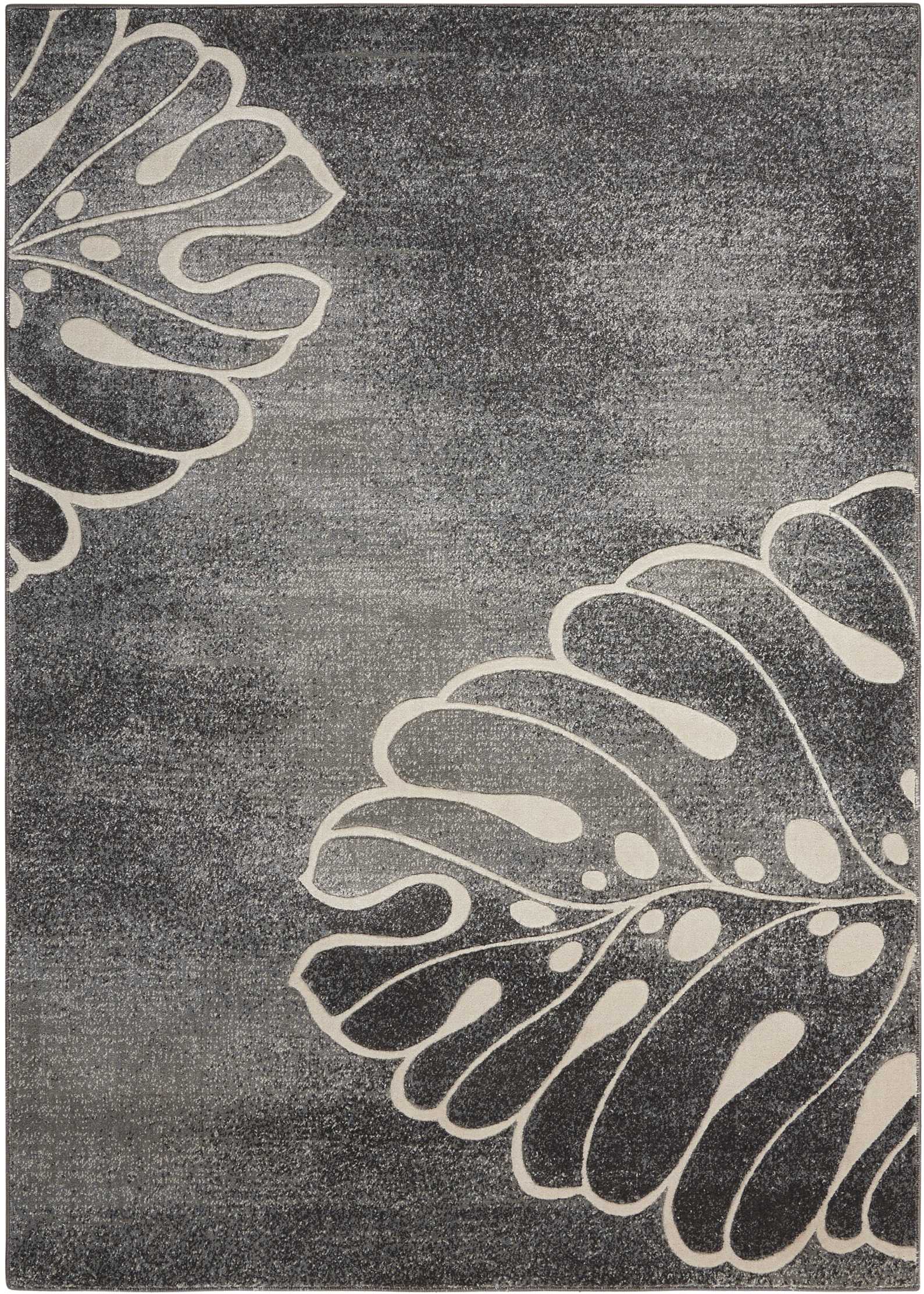 Nourison Home Maxell  Grey  Contemporary