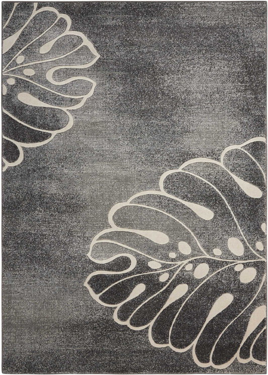 Nourison Home Maxell  Grey  Contemporary