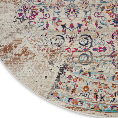 Nourison Home Vintage Kashan  Ivory  Traditional