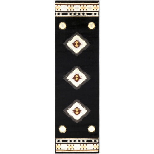 Surya Paramount PAR-1095 Black Rustic  Rug