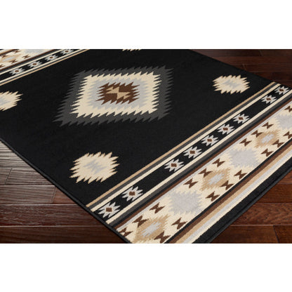Surya Paramount PAR-1095 Black Rustic  Rug