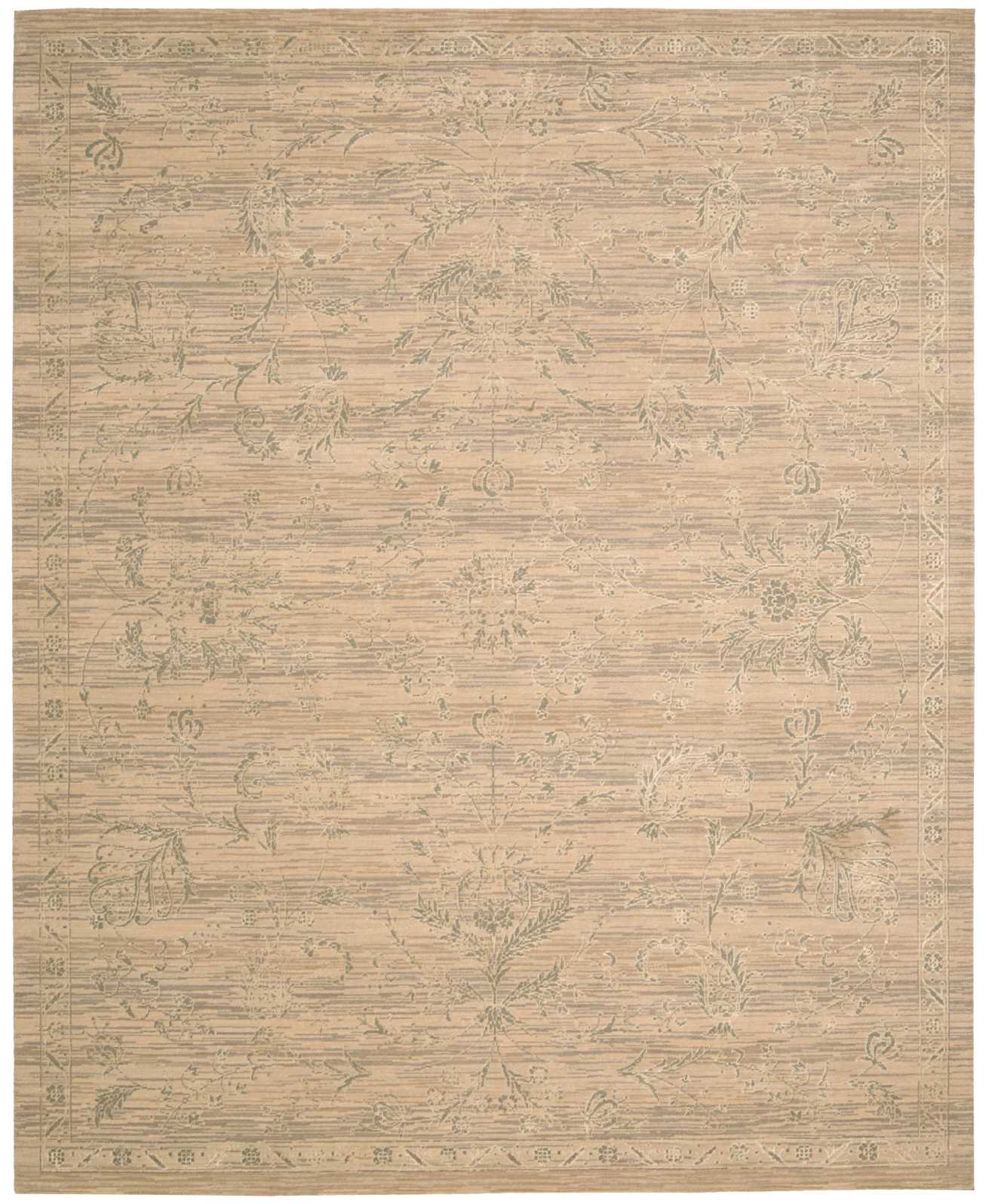 Nourison Home Silk Elements  Sand  Traditional