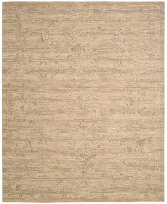 Nourison Home Silk Elements  Sand  Traditional