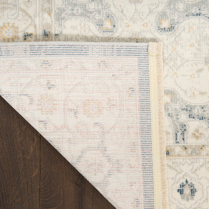 Nourison Home Pardis  Light Blue  Traditional