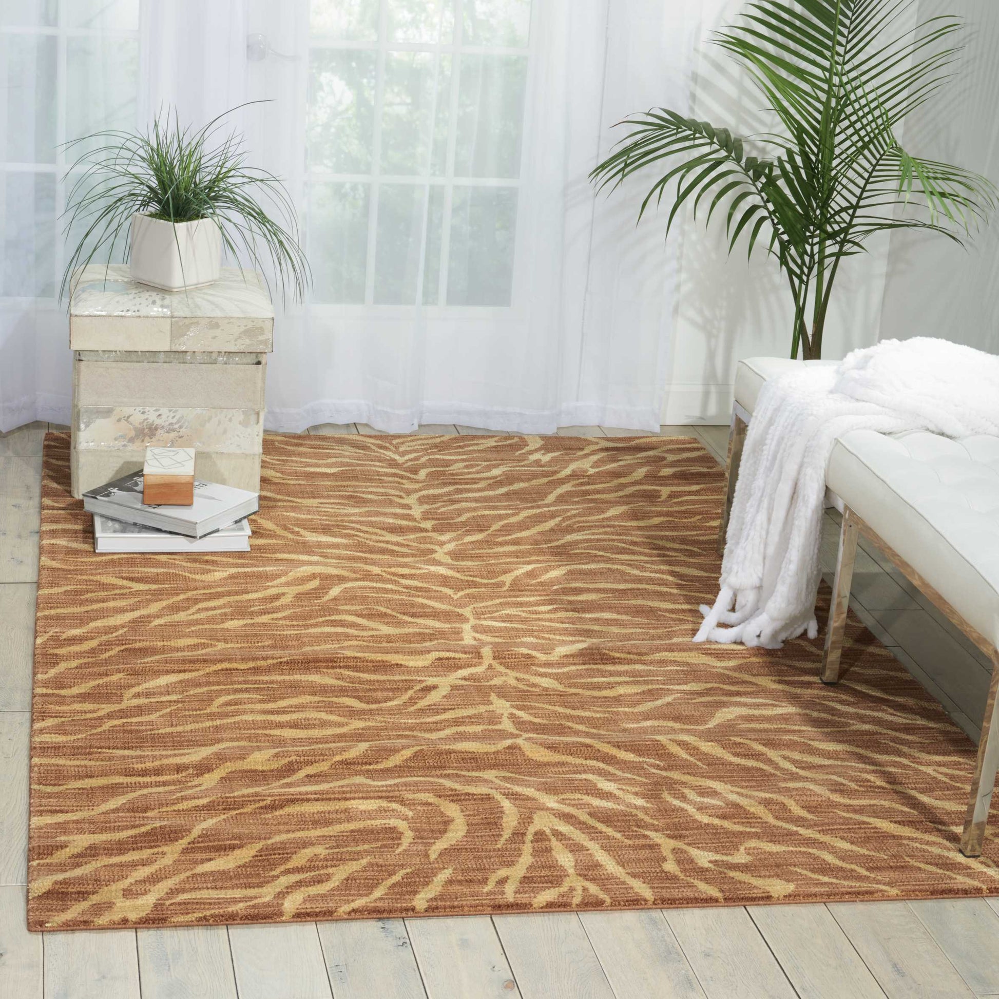 Nourison Home Riviera  Chocolate  Contemporary