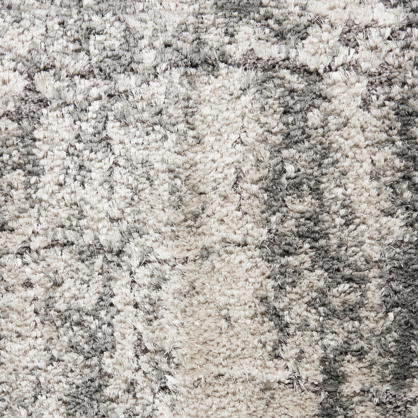 Nourison Home Dreamy Shag  Ivory Charcoal  Contemporary