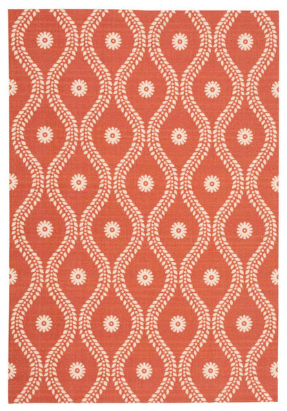 Nourison Home Home & Garden RS085 Rust Transitional Power-loomed Rug