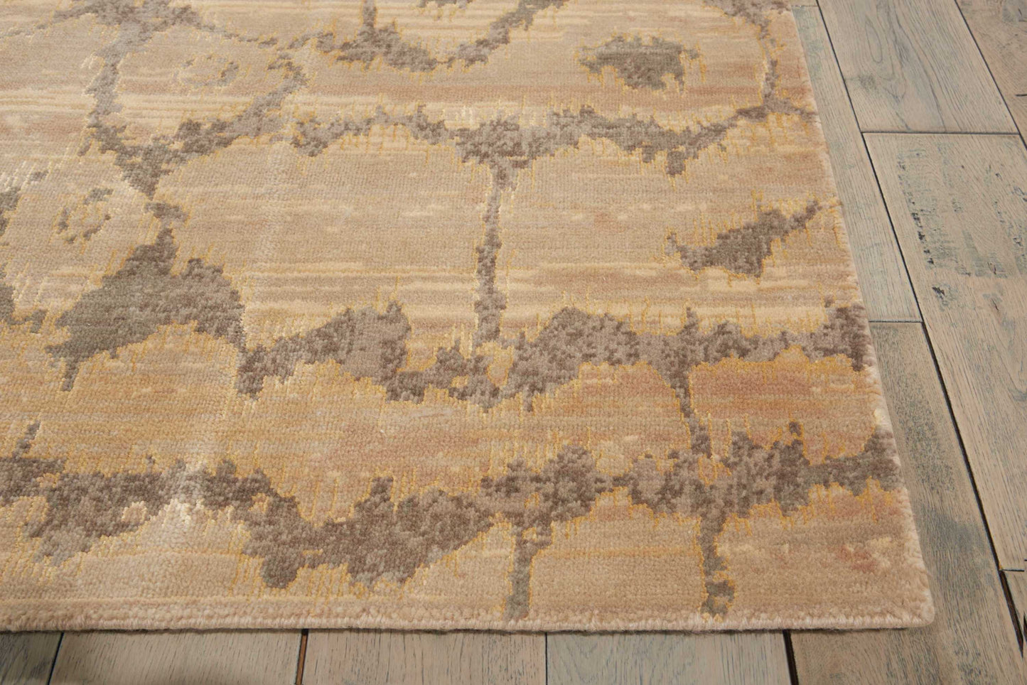 Nourison Home Silken Allure  Beige  Contemporary